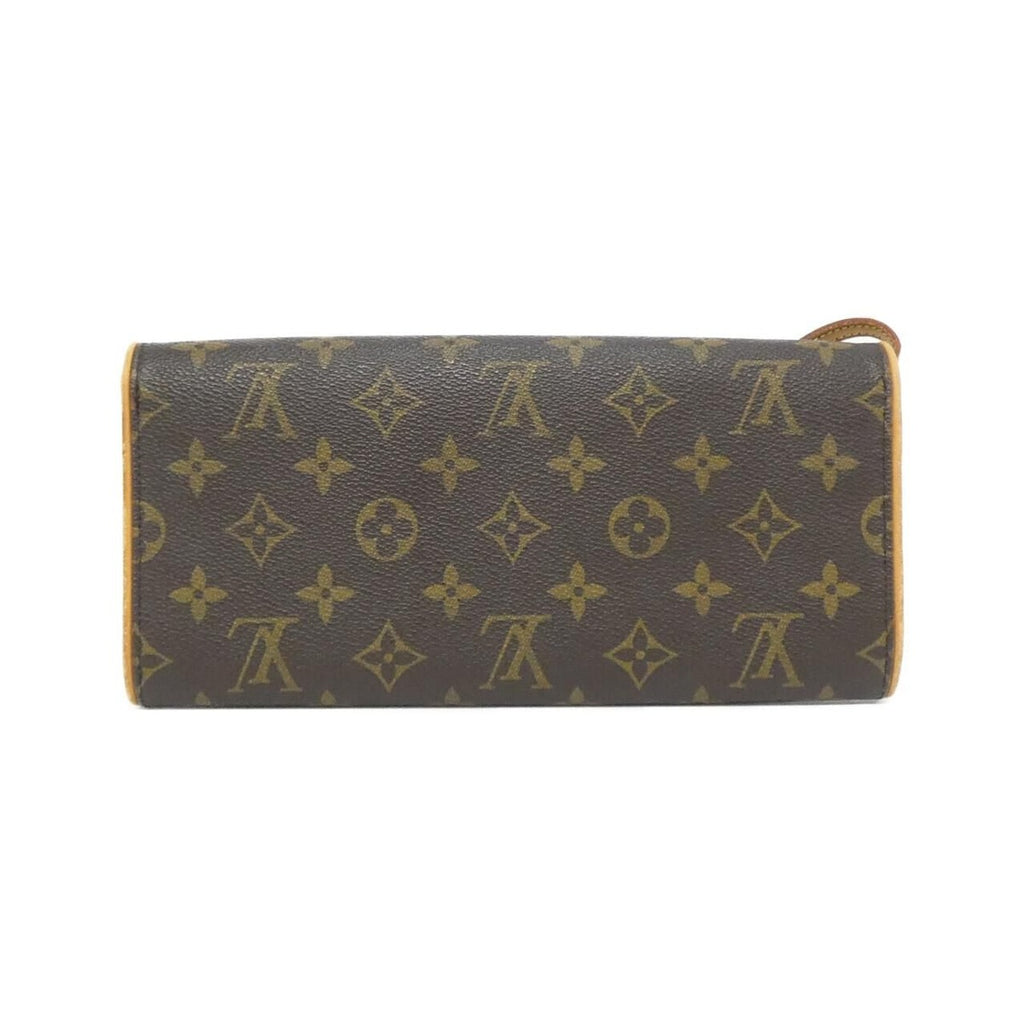Louis Vuitton Monogram Pochette Twin GM Shoulder Bag Brown Marron — view 2