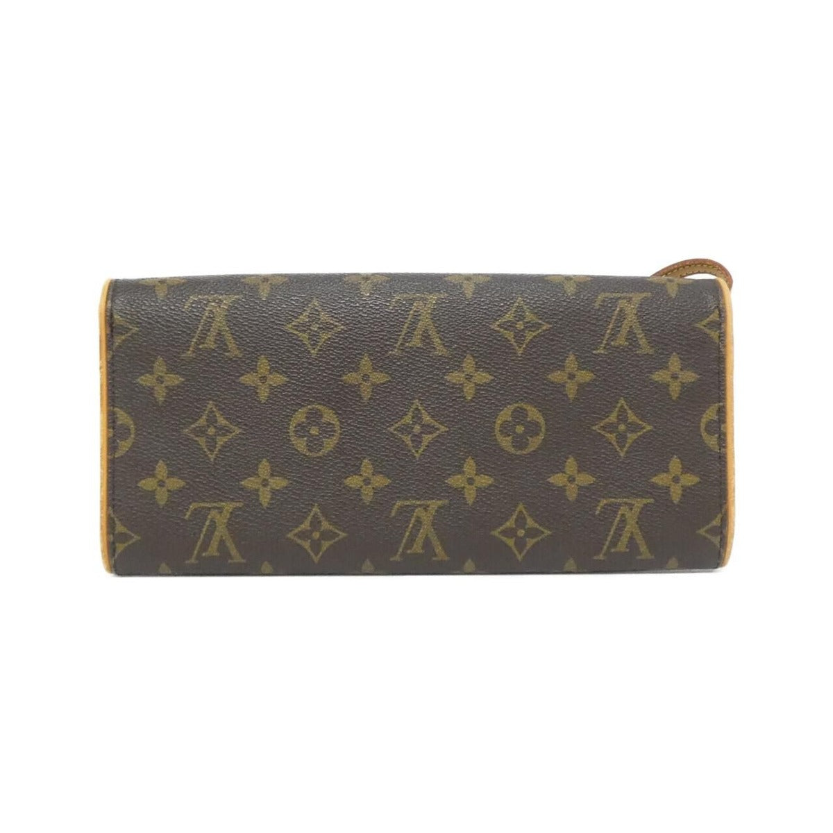 Louis Vuitton Monogram Pochette Twin GM Shoulder Bag Brown Marron — view 2
