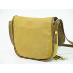 Loewe Anagram Shoulder Bag Pochette Leather Camel Outside — view 2