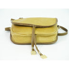 Loewe Anagram Shoulder Bag Pochette Leather Camel Outside — view 3
