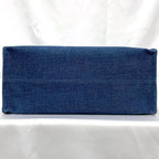 Celine Tote Large Cabas Blue — view 4