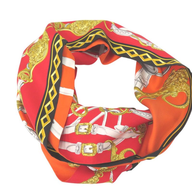 Hermes Brides De Gala Maxi Twilly Scarf Silk — view 8