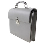 Louis Vuitton Neo Robusto 2 Briefcase Taiga Glacier Gray Business — view 2