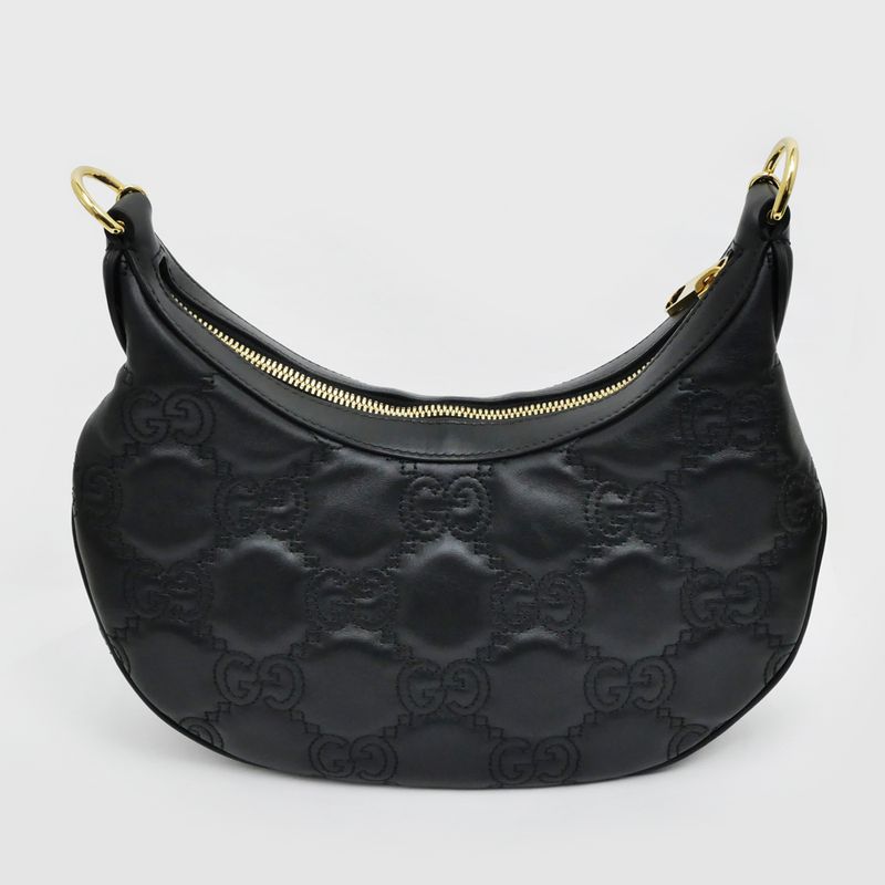 Gucci GG Matelasse Shoulder Bag Black Hand Clutch 3-Way Leather — view 8