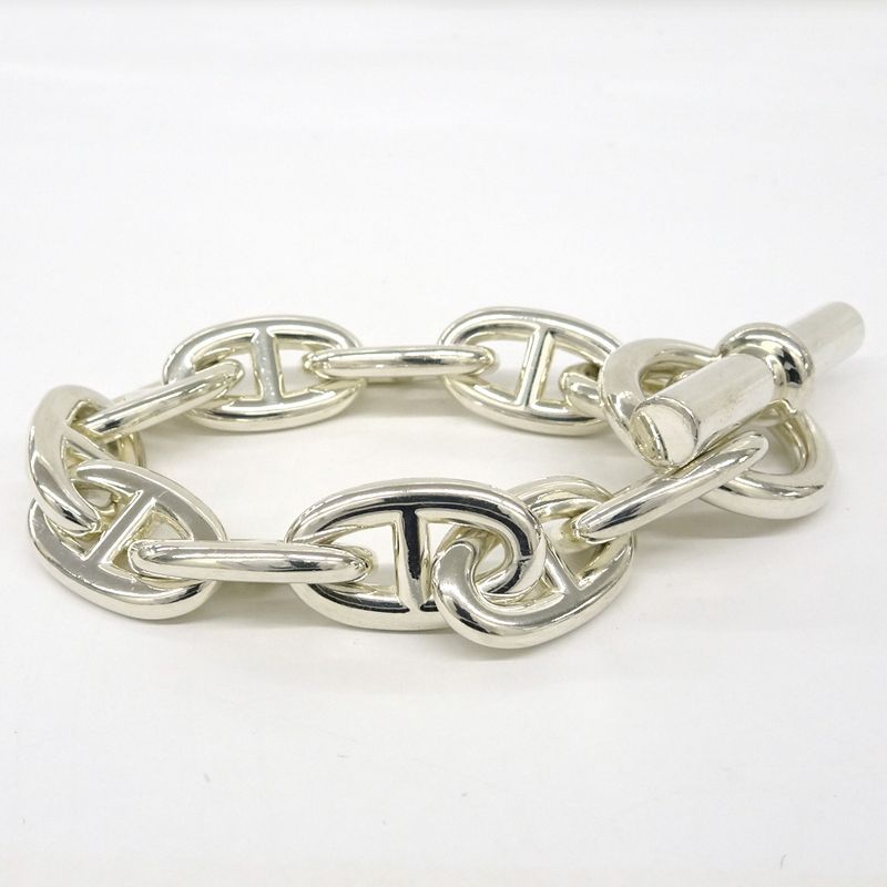 Hermes Chaine D'ancre T GM Bracelet 10 Frames SV 925 Jewelry — view 5