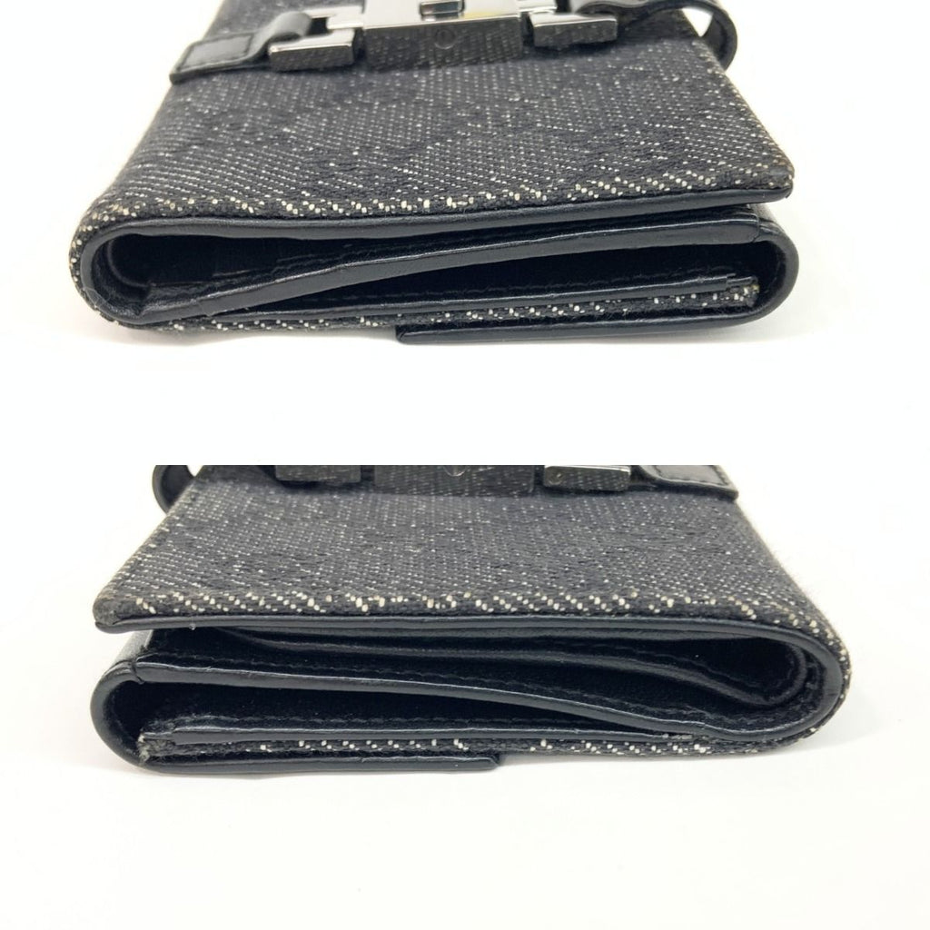 Gucci GG Canvas Jackie Bifold Wallet 05470-2126 Black — view 3