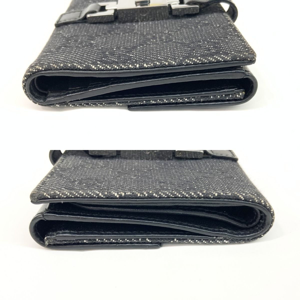 Gucci GG Canvas Jackie Bifold Wallet 05470-2126 Black — view 3