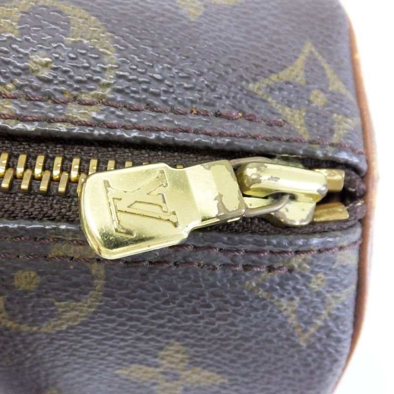 Louis Vuitton Papillon 26 Handbag Monogram Brown Gold Hardware — view 9