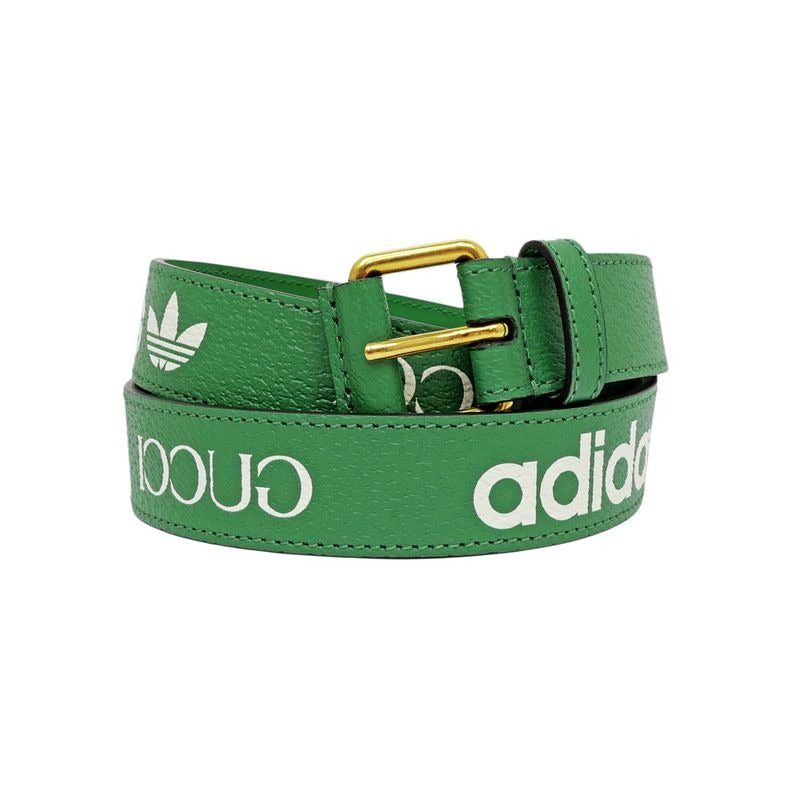 Gucci Adidas Belt Green Gold Hardware 95 cm — view 2