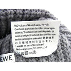 Loewe Anagram Wool Knit Hat Beanie Hat Gray — view 5