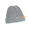 Loewe Anagram Wool Knit Hat Beanie Hat Gray