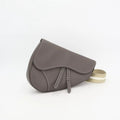 Christian Dior Saddle Body Bag Leather Dark Navy