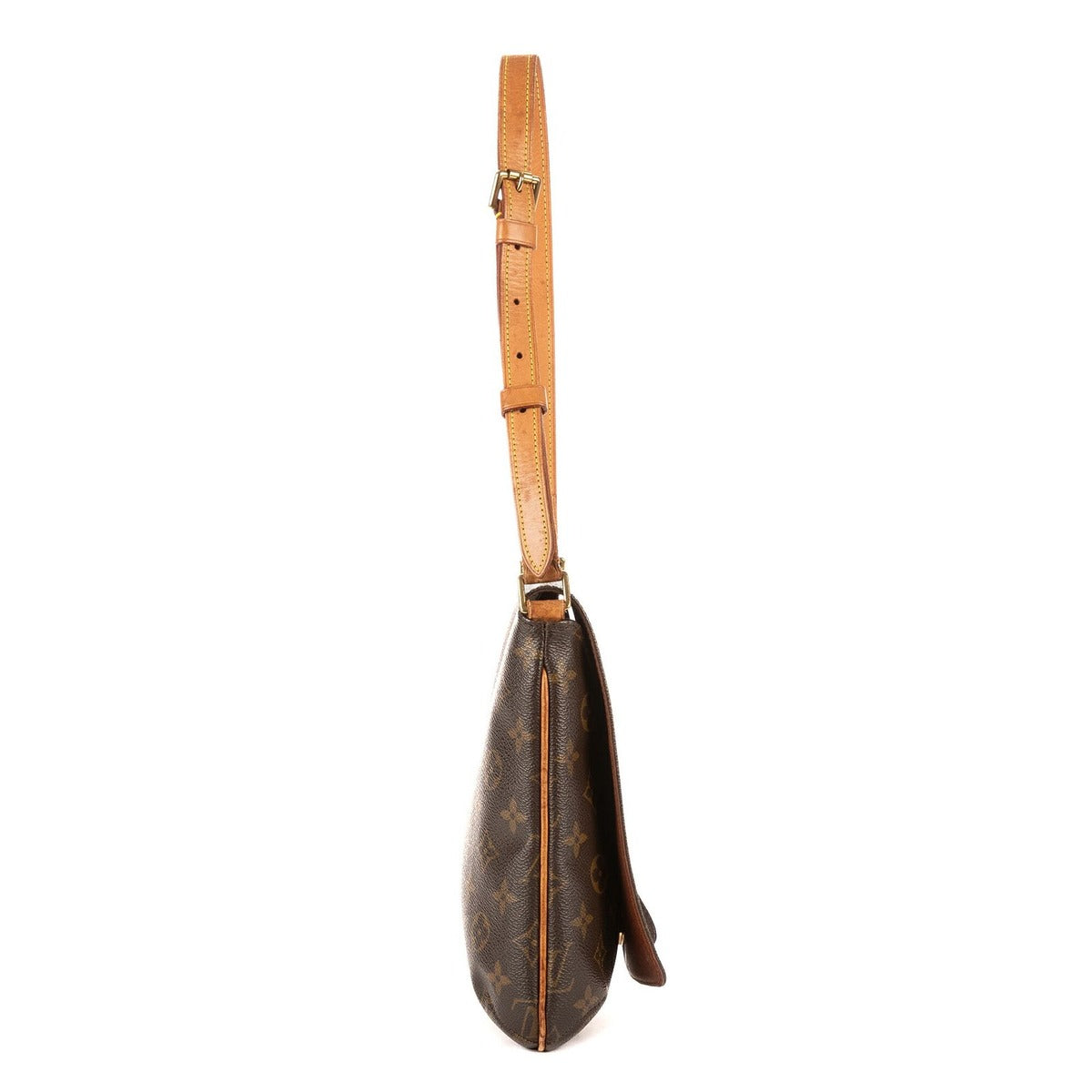Louis Vuitton Musette Salsa Brown Monogram Canvas Shoulder Bag — view 4
