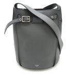 Celine Big Bag Bucket Shoulder Shape Calf Leather Gray