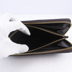 Louis Vuitton Zippy Wallet Round Zipper Monogram Vernis Amarante Wine — view 7