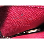 Louis Vuitton Coin Case Epi Pochette Cles Tribal Mask Pivoine — view 4