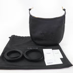 Celine Cuir Triomphe Eloise Small Leather 2-Way Shoulder Bag Black — view 2