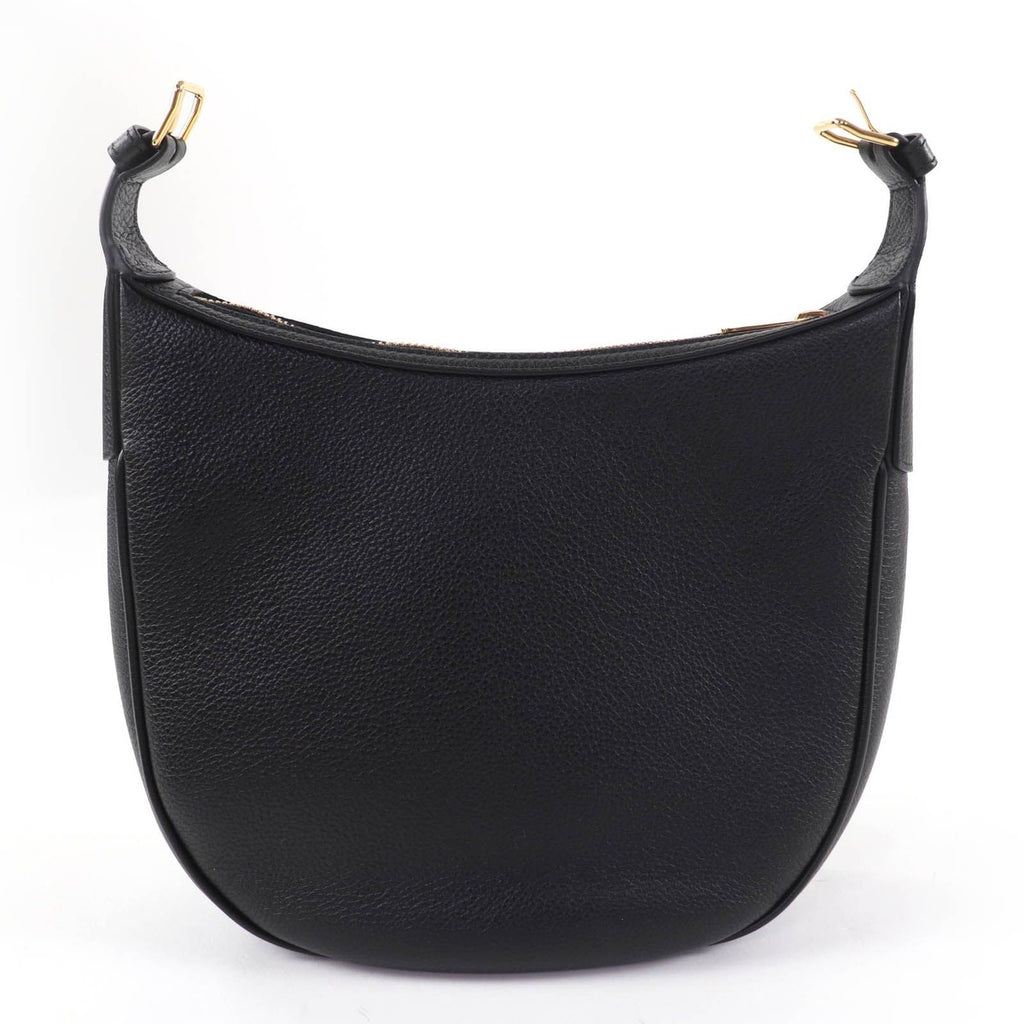 Celine Cuir Triomphe Eloise Small Leather 2-Way Shoulder Bag Black — view 3