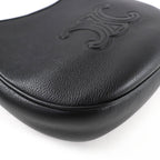 Celine Cuir Triomphe Eloise Small Leather 2-Way Shoulder Bag Black — view 7