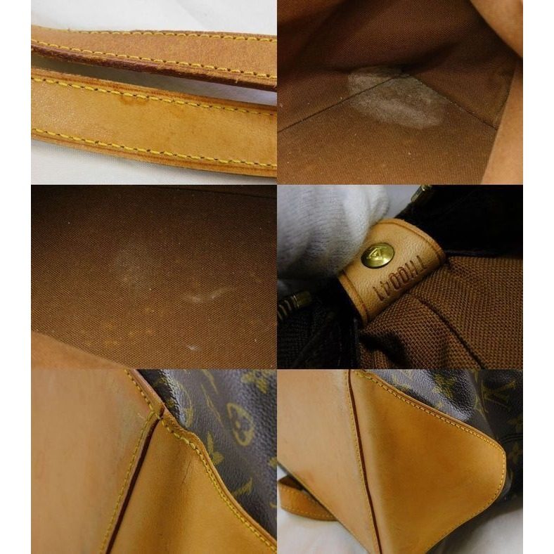 Louis Vuitton Tote Cabas Mezzo Monogram Shoulder Bag 8C — view 6