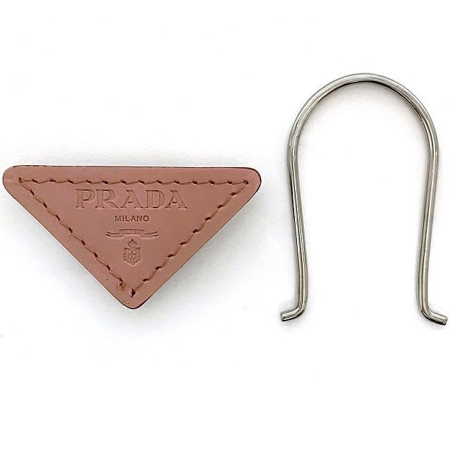 Prada Key Ring Pink Silver Hardware 1 Ap276 — view 5