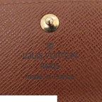 Louis Vuitton Porte Monnaie Plastic Coin Purse Brown Monogram Canvas — view 6