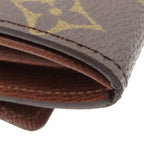 Louis Vuitton Porte Monnaie Plastic Coin Purse Brown Monogram Canvas — view 8