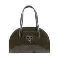 Loewe Padlock Leather Handbag Tote Brown