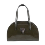 Loewe Padlock Leather Handbag Tote Brown