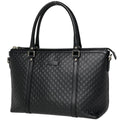 Gucci Micro Guccissima Handbag Leather Black