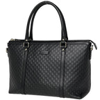 Gucci Micro Guccissima Handbag Leather Black