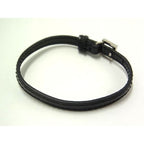 Gucci Patent Leather Rhinestone Bracelet Accessory Black — view 2