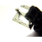 Gucci Patent Leather Rhinestone Bracelet Accessory Black — view 3