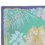 Hermes Vintage Pareo Jungle Love Cotton Shawl Multi Scarf — view 4