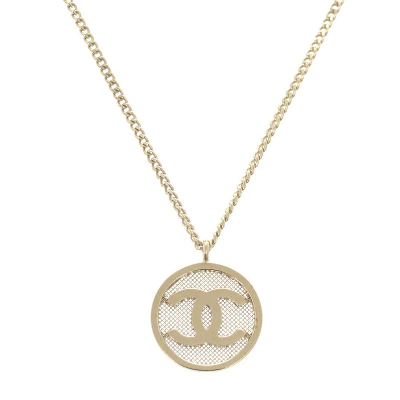 Chanel Coco Mark GP Gold Necklace 0756 — view 4