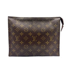 Louis Vuitton Posh Souffle Monogram Leather Brown Light Pouch Gold