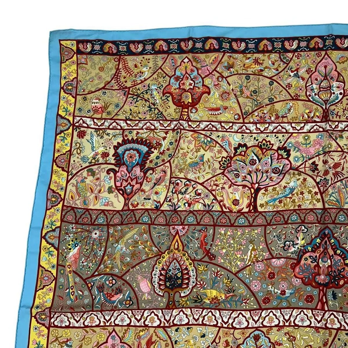 Hermes Carre 140 Scarf in the Land of Blooming Islands Cashmere Multicolor — view 2
