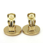 Chanel Ring Coco Mark Gold Plated GP Red Rhinestone Accessories — view 3