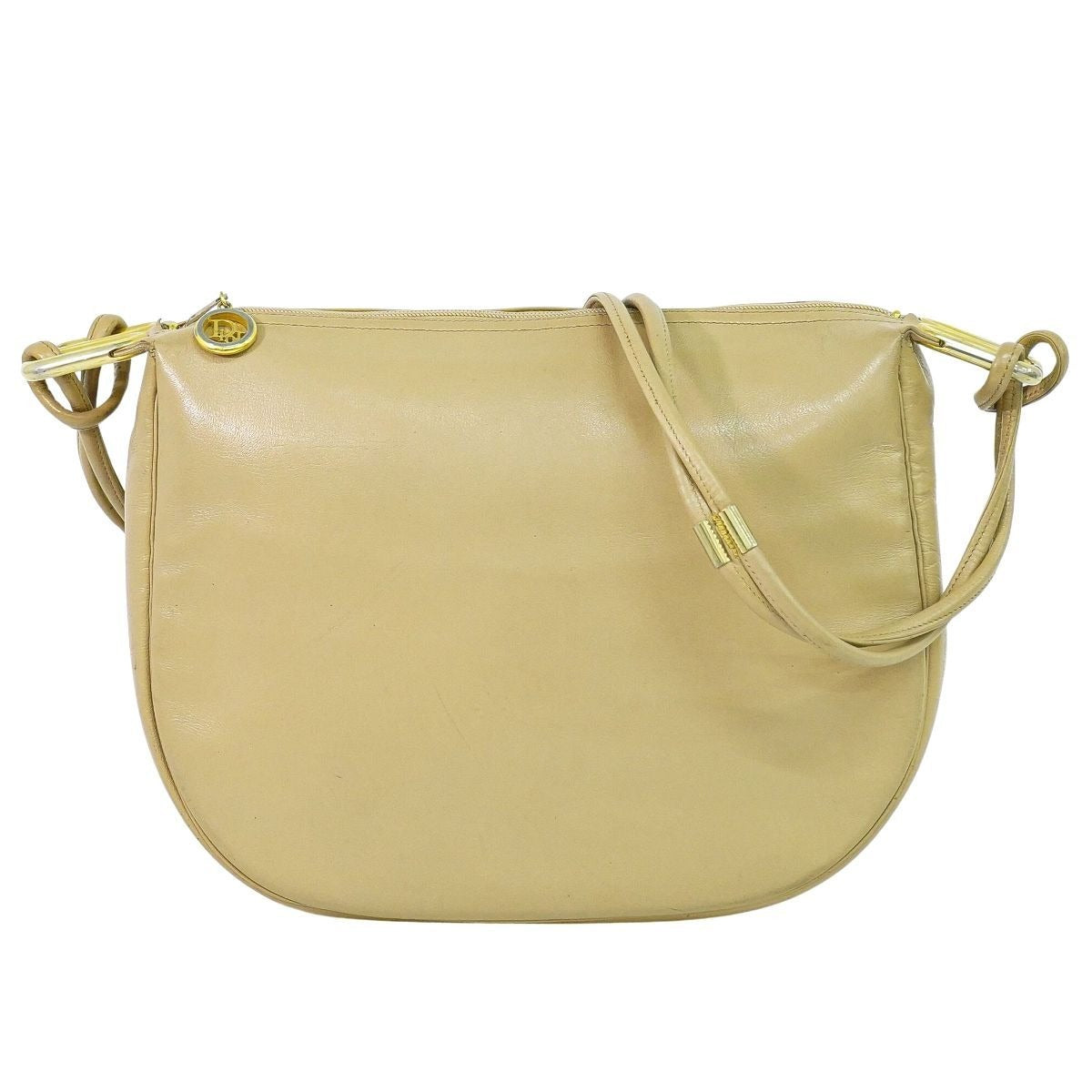 Dior Leather Shoulder Bag Beige