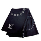 Louis Vuitton Etole Monte Carlo Cashmere Shawl Black