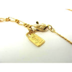 Yves Saint Laurent Pendant Necklace Gold Metal Bijoux — view 2