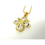 Yves Saint Laurent Pendant Necklace Gold Metal Bijoux — view 3