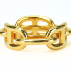 Hermes Scarf Ring Chaine D'ancre Metal Gold Plated Accessories — view 2