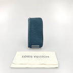 Louis Vuitton Epi Zippy Wallet Vertical Round Zipper Long Blue — view 8