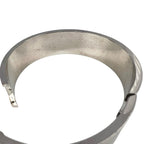 Hermes Metal Purple Bracelet Bangle Silver — view 9