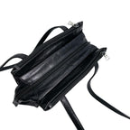 Prada Tote Bag Logo Shape Pressed Black — view 9