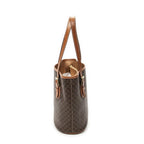 Celine Vintage Bucket Tote Brown Macadam Canvas — view 4