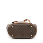Celine Vintage Bucket Tote Brown Macadam Canvas — view 6