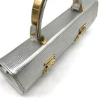 Louis Vuitton Epi Galaxia Vanity Hand Bag Metallic Silver — view 7