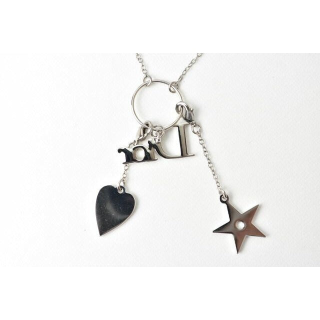 Christian Dior Necklace Vintage Logo Star Heart — view 6